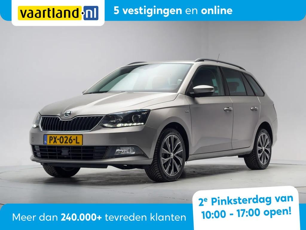 Skoda Fabia COMBI 1.0 TSI Drive Aut. [ Leder Navi Climate ], Auto's, Automaat, Gebruikt, 49 €/maand, 1100 kg