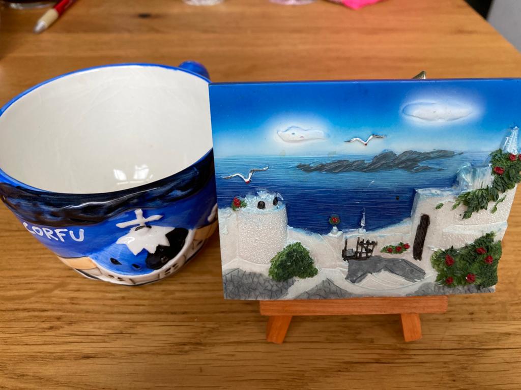 Leuke souveniertjes van Corfu, Ophalen of Verzenden, Zo goed als nieuw