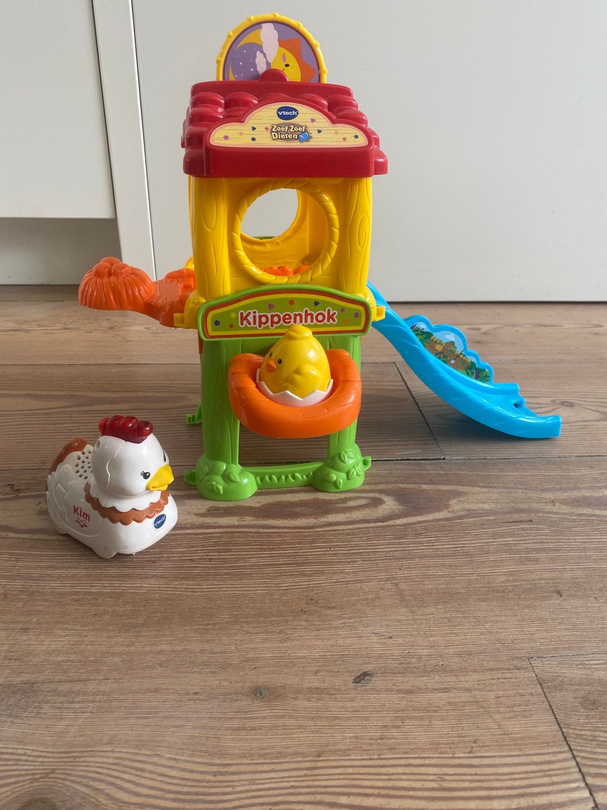 Vtech Zoef Zoef Dieren Kippenhok met kip Kim, Ophalen of Verzenden, Gebruikt, 2 tot 4 jaar
