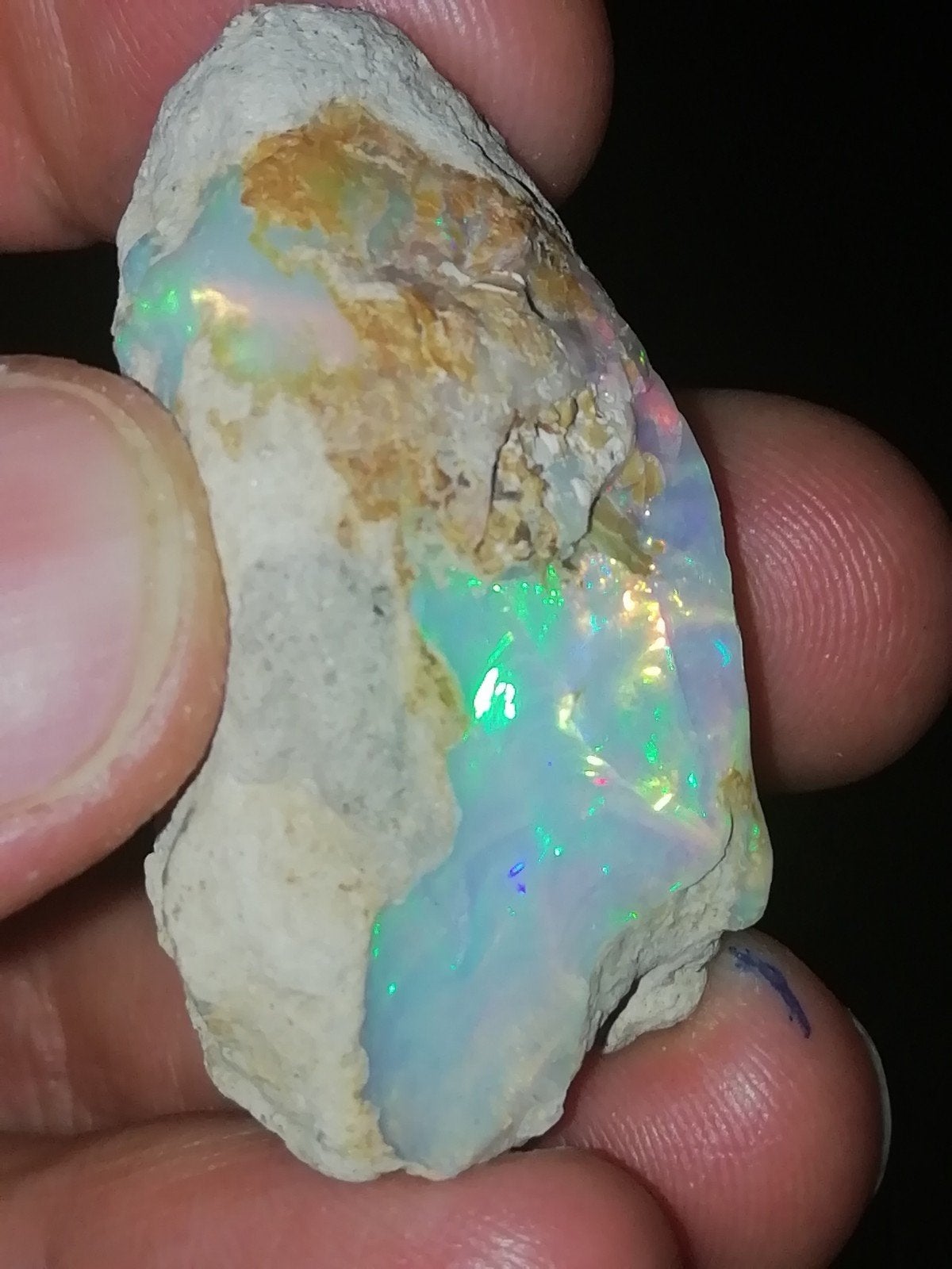 Zwaargewicht welo opaal, Verzamelen, Mineralen en Fossielen, Ophalen of Verzenden