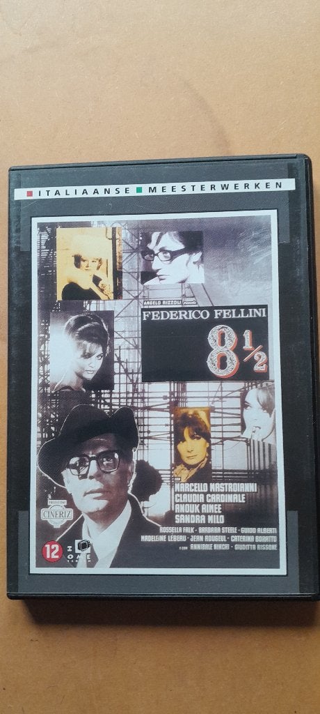 Italiaanse cinema Fellini Otto e Mezzo, Vanaf 12 jaar, Ophalen of Verzenden, Zo goed als nieuw, Italië