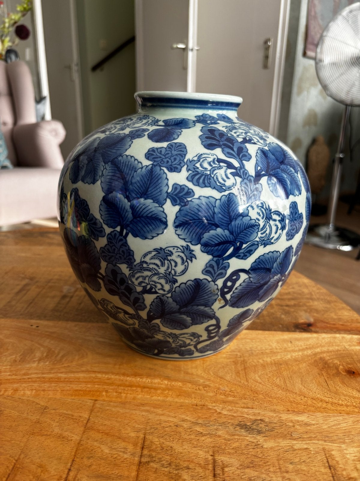 Chinese Blauw-Witte Vaas, Ophalen