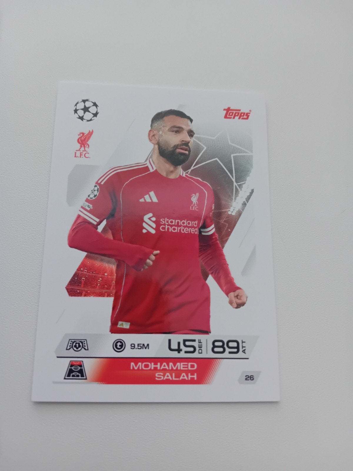 Topps Match attax 25/26 salah, Ophalen of Verzenden, Nieuw, Plaatje