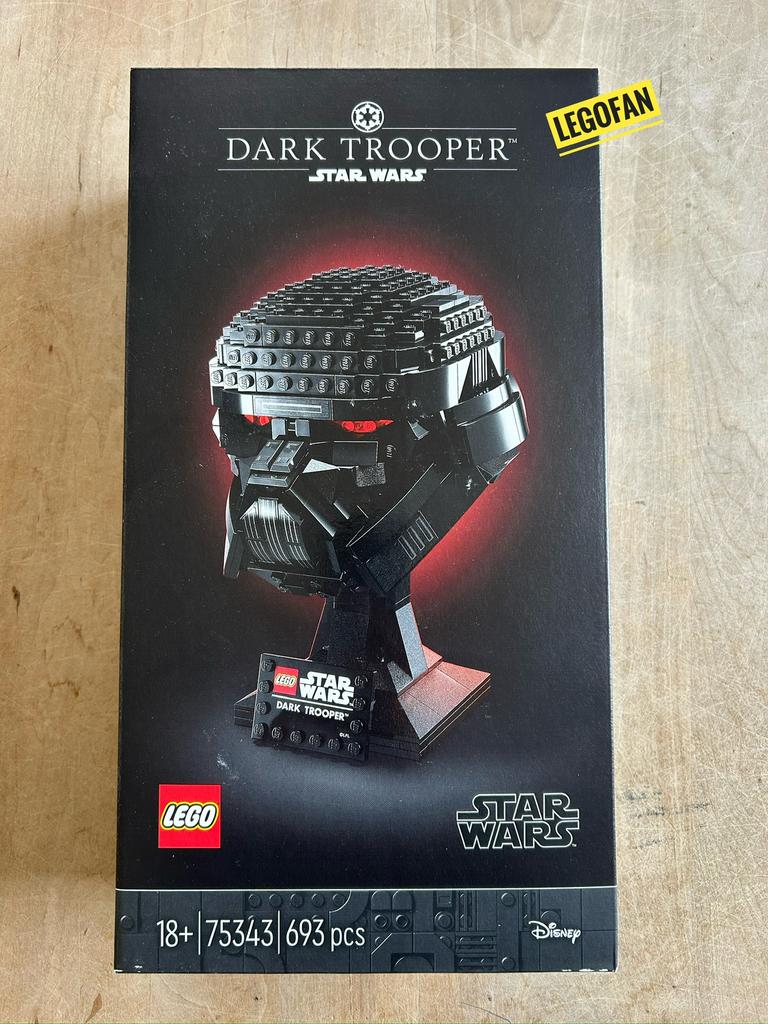 🆕 NIEUW (SEALED!): LEGO 75343 Dark Trooper Helmet, Star Wars, Lego, Nieuw, Ophalen of Verzenden