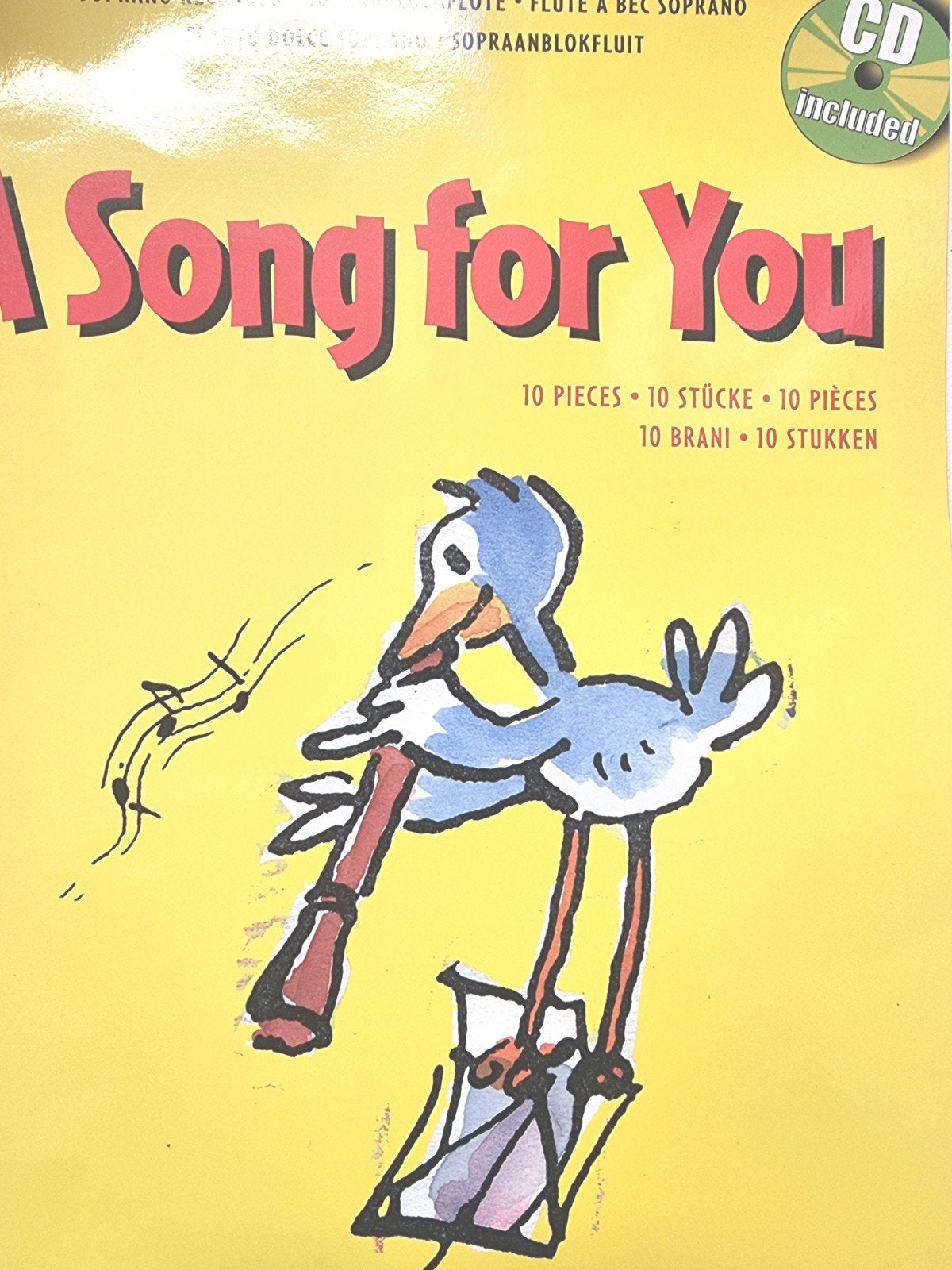 A Song for You - Sopraanblokfluit + CD Otto M. Schwarz Bl208, Verzenden, Overige genres, Zo goed als nieuw, Blokfluit