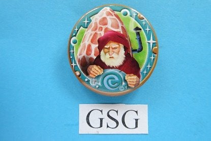 Kabouter nr. 50879-02, Ophalen, Zo goed als nieuw, Button of Speldje