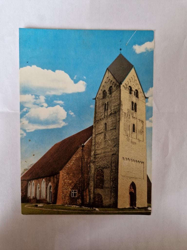 Ansichtkaart kerk Bedum, Ophalen of Verzenden, Gelopen, Gebouw
