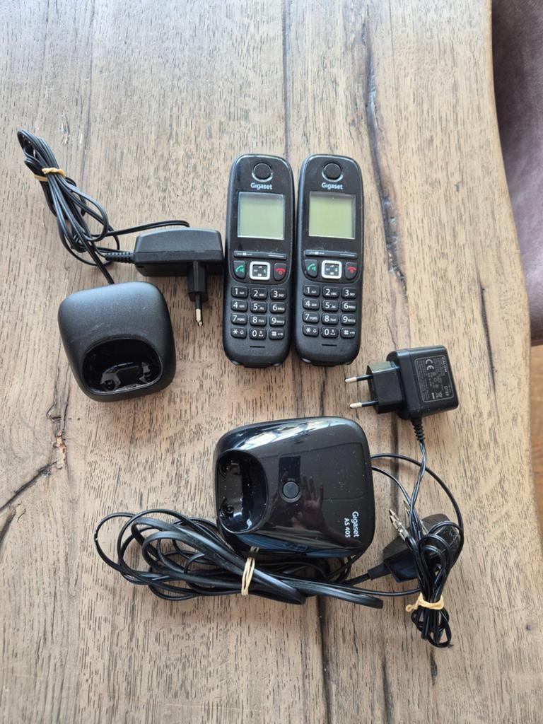 Gigaset AS405 Draadloze Telefoon Set - 2 Handsets, Ophalen of Verzenden, Gebruikt, 2 handsets