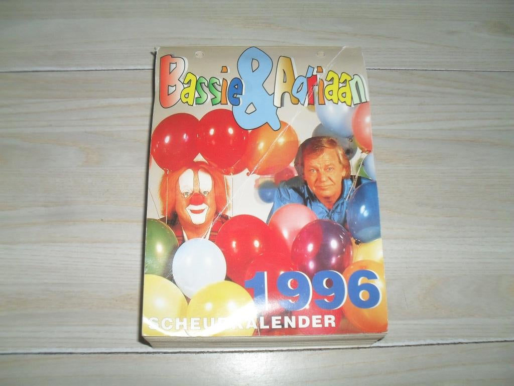 Bassie & Adriaan scheurkalender 1996, Verzamelen, Overige Verzamelen, Ophalen, Zo goed als nieuw