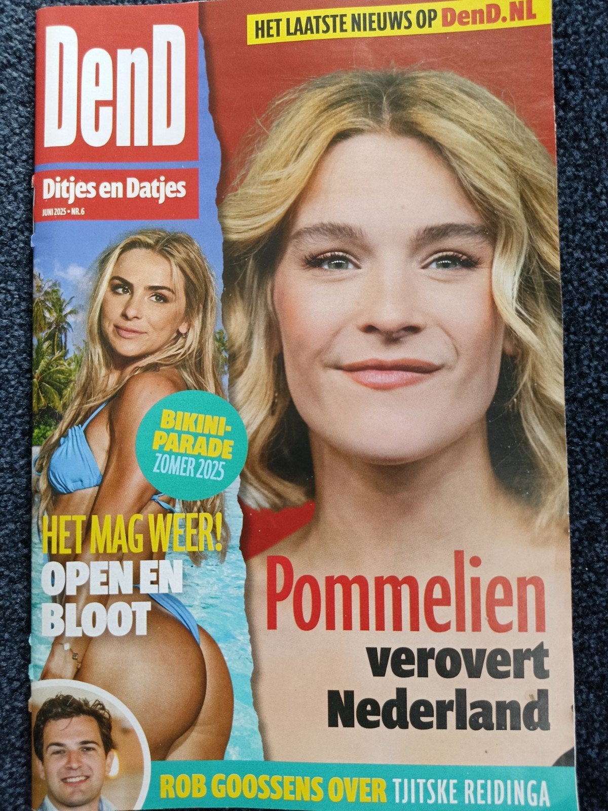 Ditjes en datjes Pommelien Thijs Patrick Schwarzenegger, Ophalen of Verzenden, 1980 tot heden, Nederland, Tijdschrift