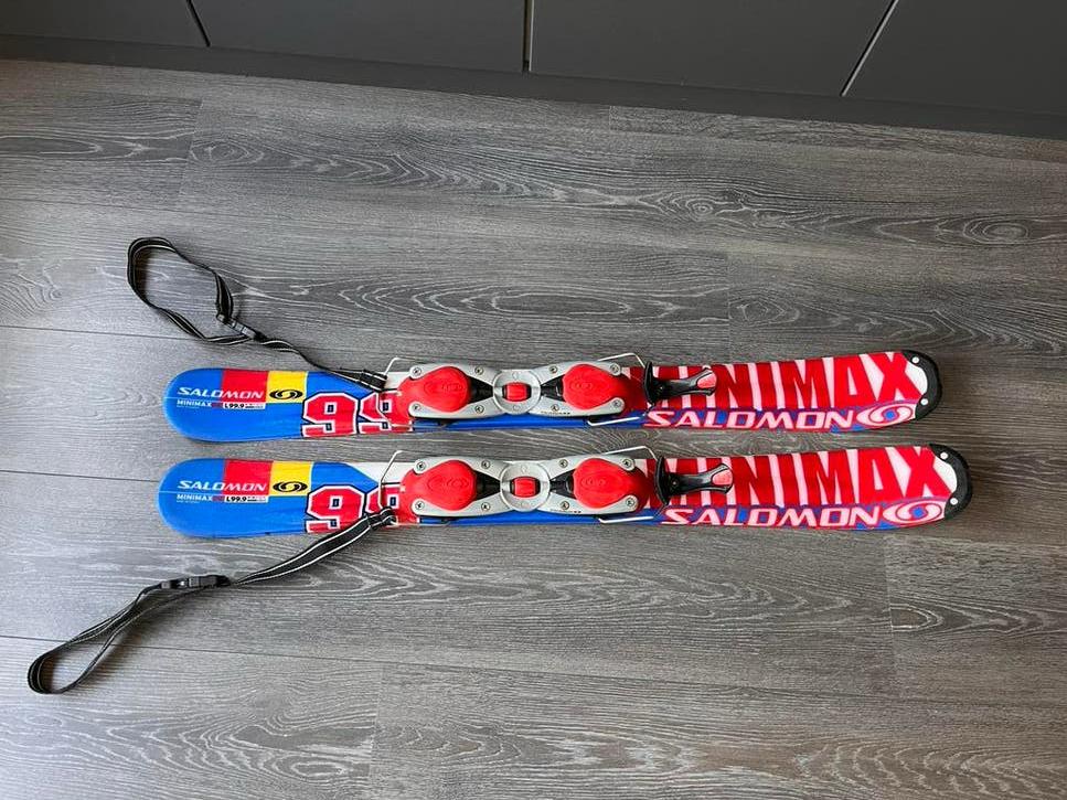 Funski Snowblade Snowfeet Miniskies Salomon Minimax, Sport en Fitness, Skiën en Langlaufen, Zo goed als nieuw, Ski's, Skiën, Salomon