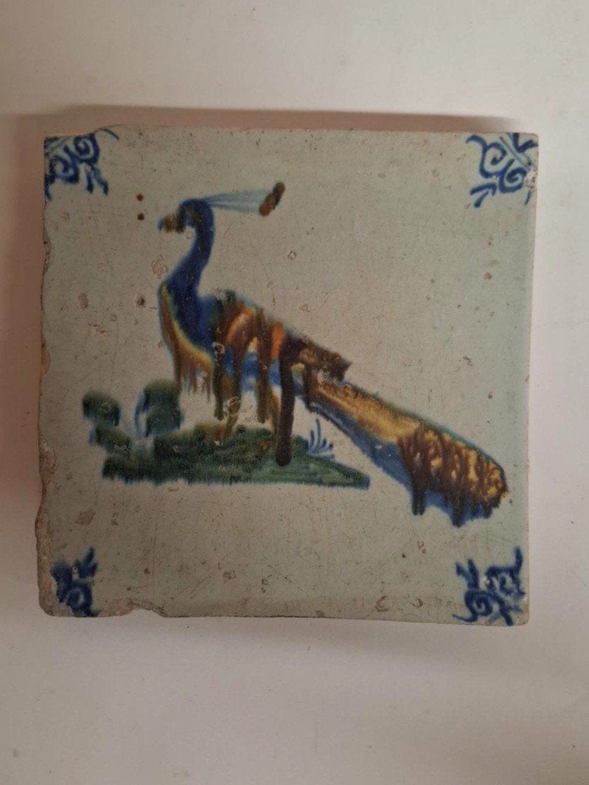 tegel polychrome voorstelling 12.5x12.5, Ophalen of Verzenden