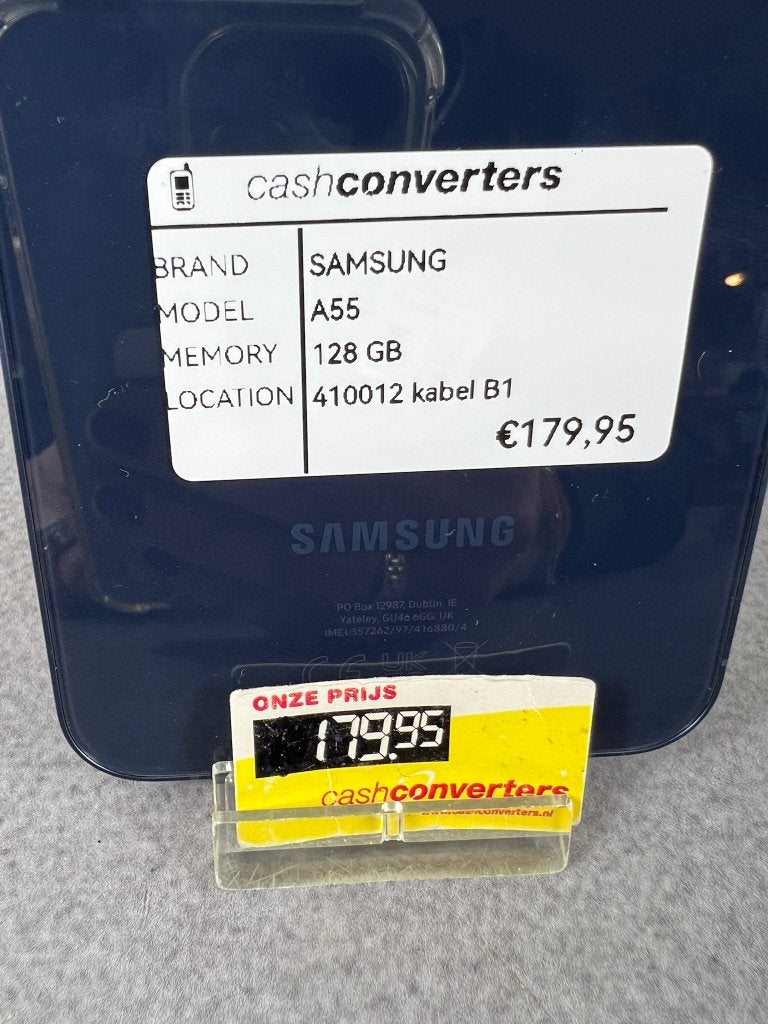 Samsung Galaxy A55 | 128GB | kabel | 410012, Gebruikt, Blauw, Touchscreen, Ophalen of Verzenden