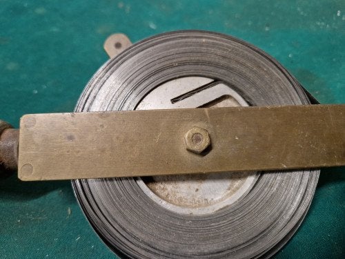 antiek meetlint BMI, Ophalen of Verzenden, 'T Olde Gre-j, Info@toldegrej.nl, Endepoelstraat 20f Didam