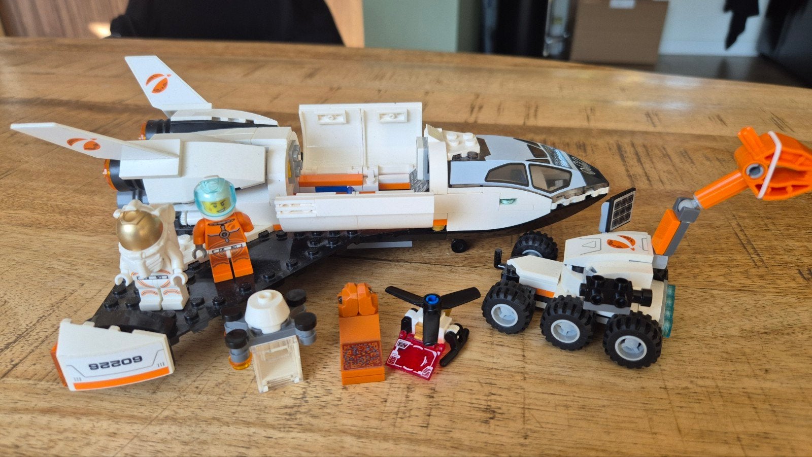 Lego City Ruimtevaart Shuttle met Rover en Astronauten, City, Lego, Ophalen of Verzenden, Zo goed als nieuw