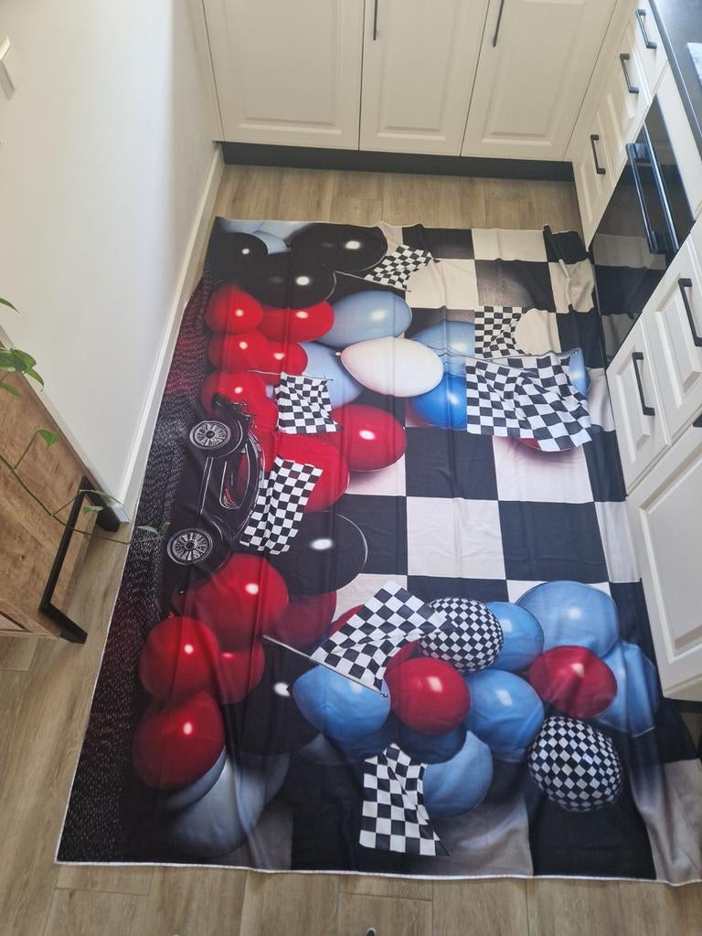 Jongens Verjaardag Ballon Cake Smash Fleece Achtergrond, Ophalen of Verzenden, Nieuw, Versiering, Verjaardag