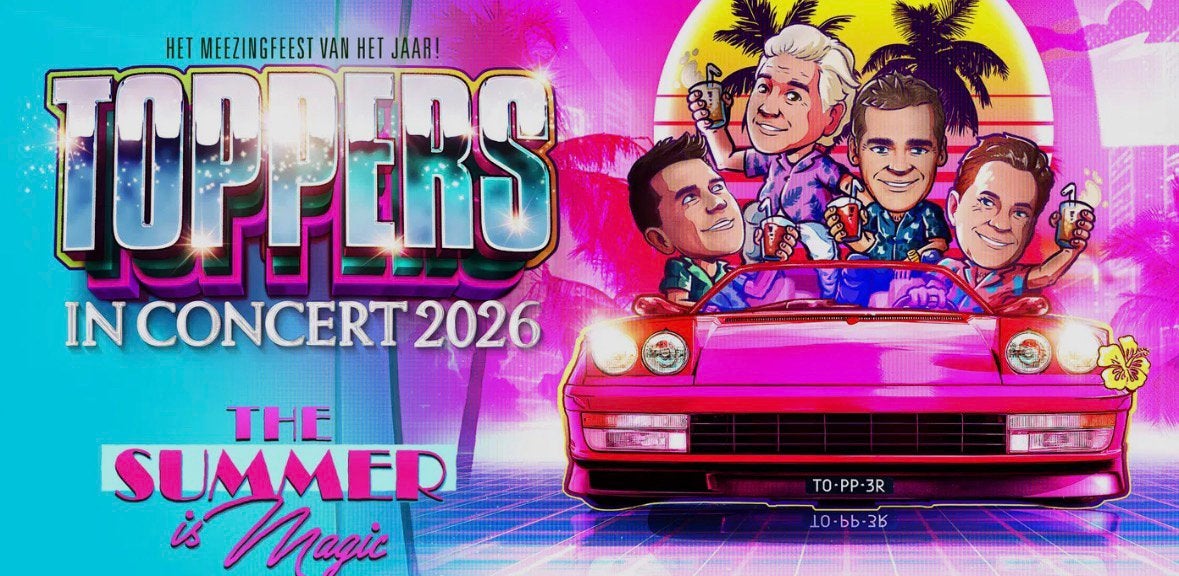 2x 2e rang tickets Toppers in concert Za 20 juni, Twee personen, Juni