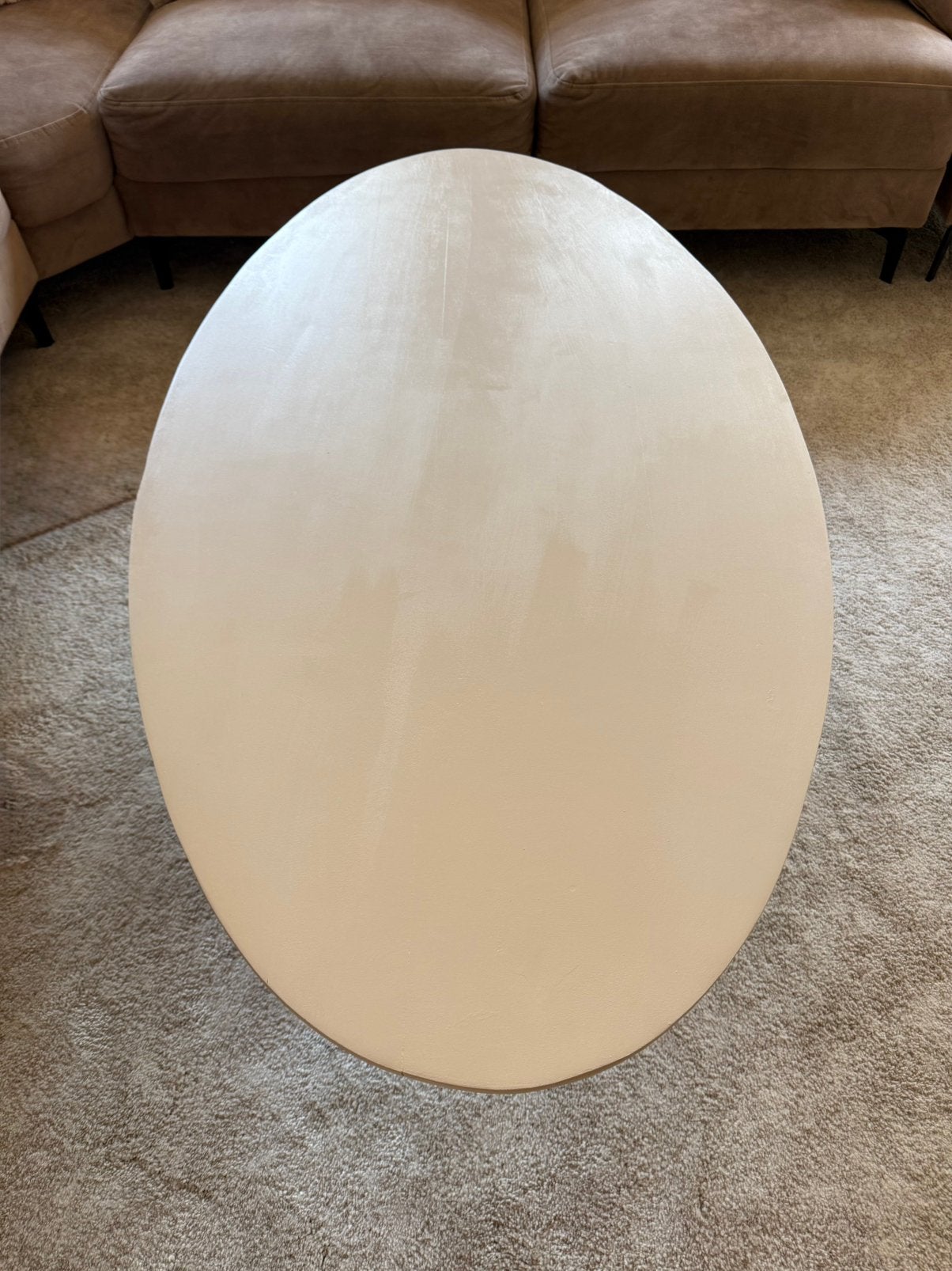 Salon tafel licht eiken, Ophalen, 100 tot 150 cm, Eikenhout, 50 tot 100 cm