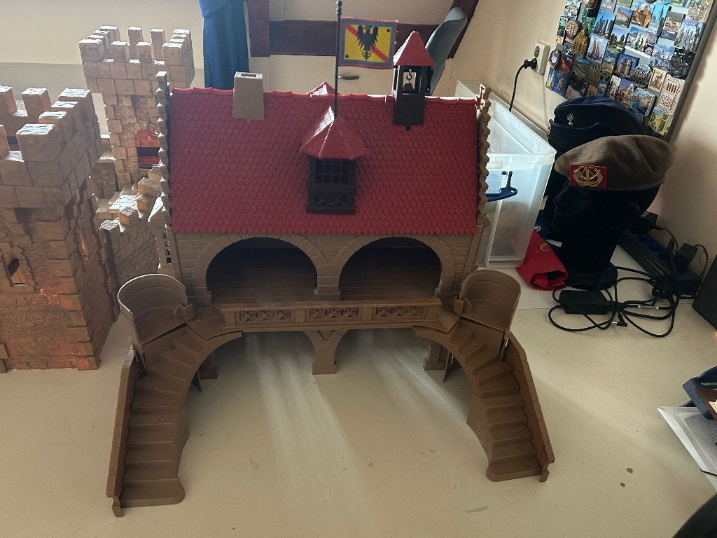 Play Big kasteel gebouw, Ophalen of Verzenden, Gebruikt, Groter dan 1:35, Diorama