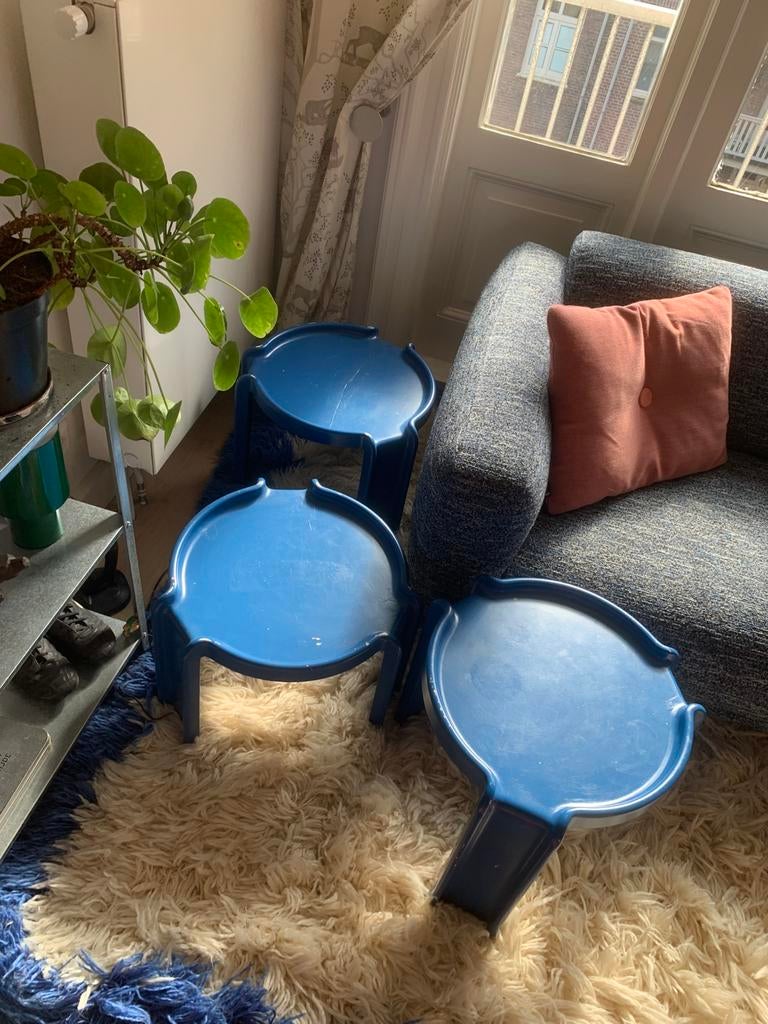 Kartell nesting tables, Ophalen, Zo goed als nieuw, Rechthoekig, Minder dan 50 cm