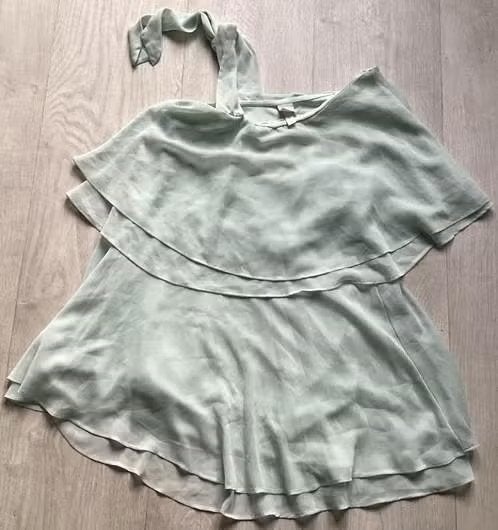 Mintgroene Top maat 38 van H&M, Kleding | Dames, Tops, Maat 38/40 (M), H&M, Ophalen of Verzenden, Zo goed als nieuw