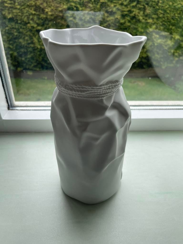 Goebel Kaiser vaas Germany biscuit porceleinen vaas Papyrus, Ophalen of Verzenden