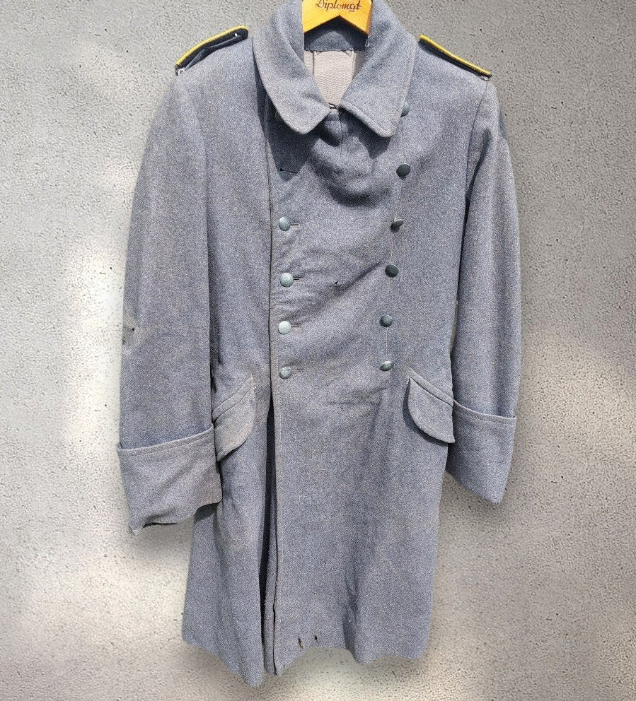 Duitse WO2 Luftwaffe M40 Mantel, Ophalen of Verzenden, Luchtmacht, Duitsland