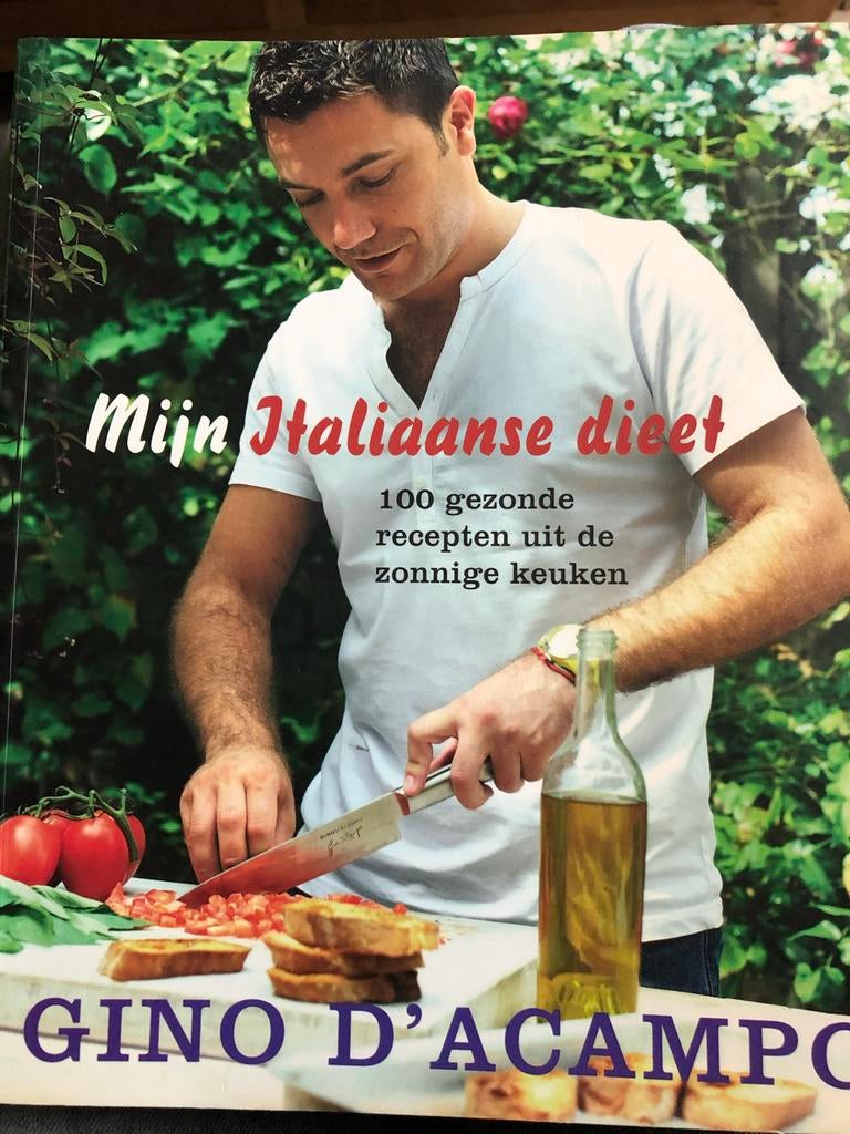 Mijn Italiaanse Dieet: 100 Gezonde Recepten - Gino D'Acampo, Boeken, Kookboeken, Zo goed als nieuw, Hoofdgerechten, Italië, Gezond koken