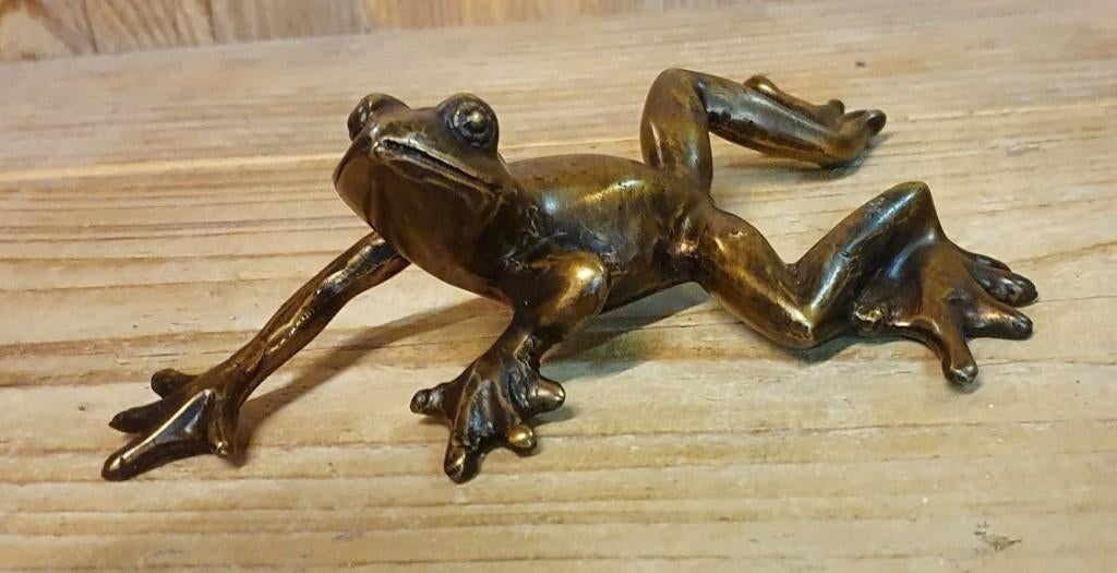 BOOMKIKKER / bronzen beeld, Tuin en Terras, Tuinbeelden, Dierenbeeld, Nieuw, Info@huisentuindecoratiemarie.nl, Huis en tuin decoratie marie