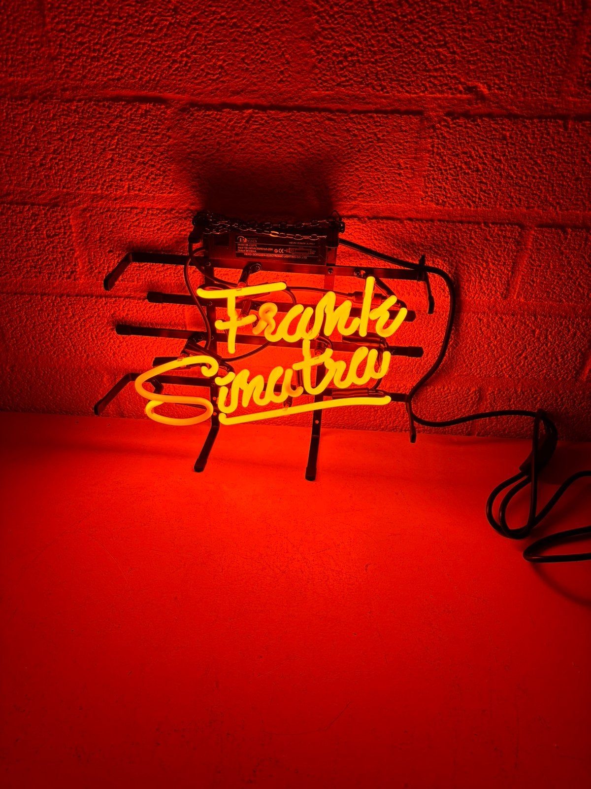 Glas neon Frank Sinatra, Ophalen, Nieuw, 1970 tot heden, Overige merken