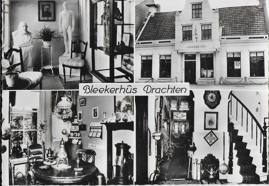 Pa7 ongelopen ansichtkaart voormalige dokterswoning drachten, Verzamelen, Ansichtkaarten | Nederland, Ophalen of Verzenden, 1960 tot 1980