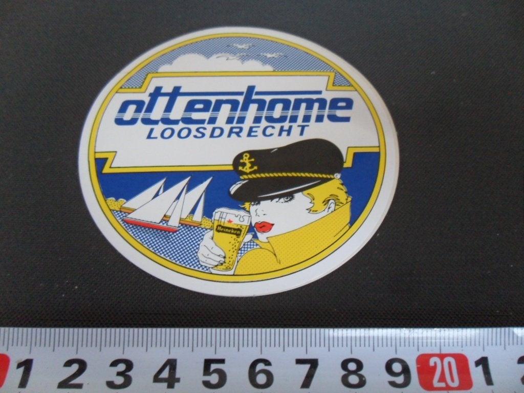 sticker Loosdrecht  OTTENHOME   Heineken Bier, Ophalen of Verzenden, Zo goed als nieuw