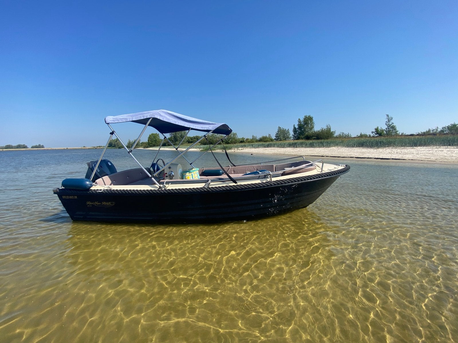 Compleet bootje, Benzine, Gebruikt, 15 pk, Buitenboordmotor