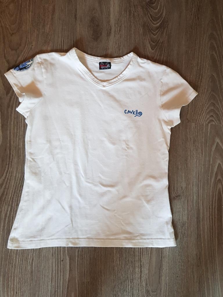 Dames T shirtje Cavello Sports, Wit, Ophalen of Verzenden, Zo goed als nieuw, Korte mouw