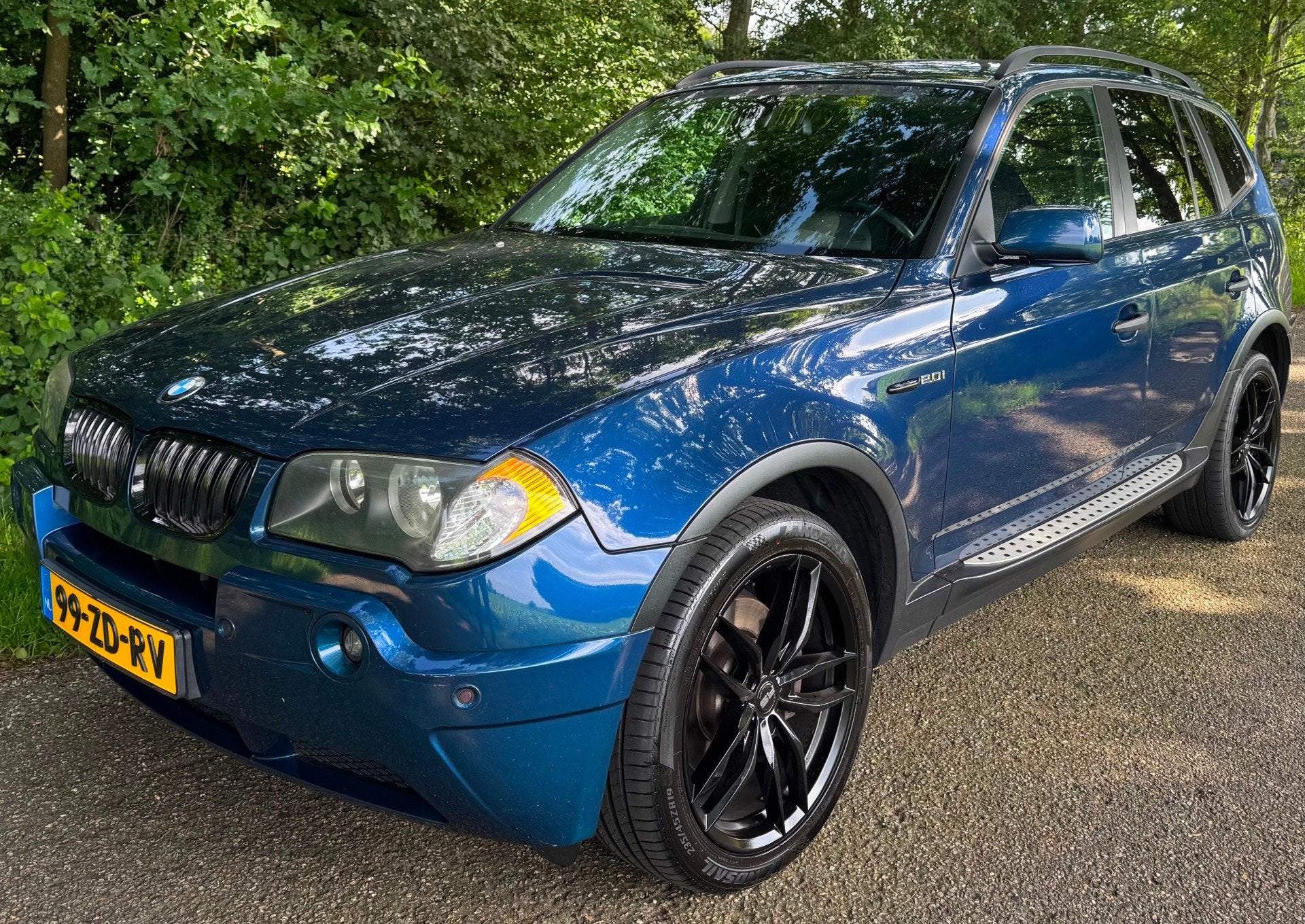 BMW X3 2.0i 2006 CLIMA PDC TREKHAAK ZEER NETTE AUTO, Auto's, Stof, Zwart, 4 cilinders, 150 pk