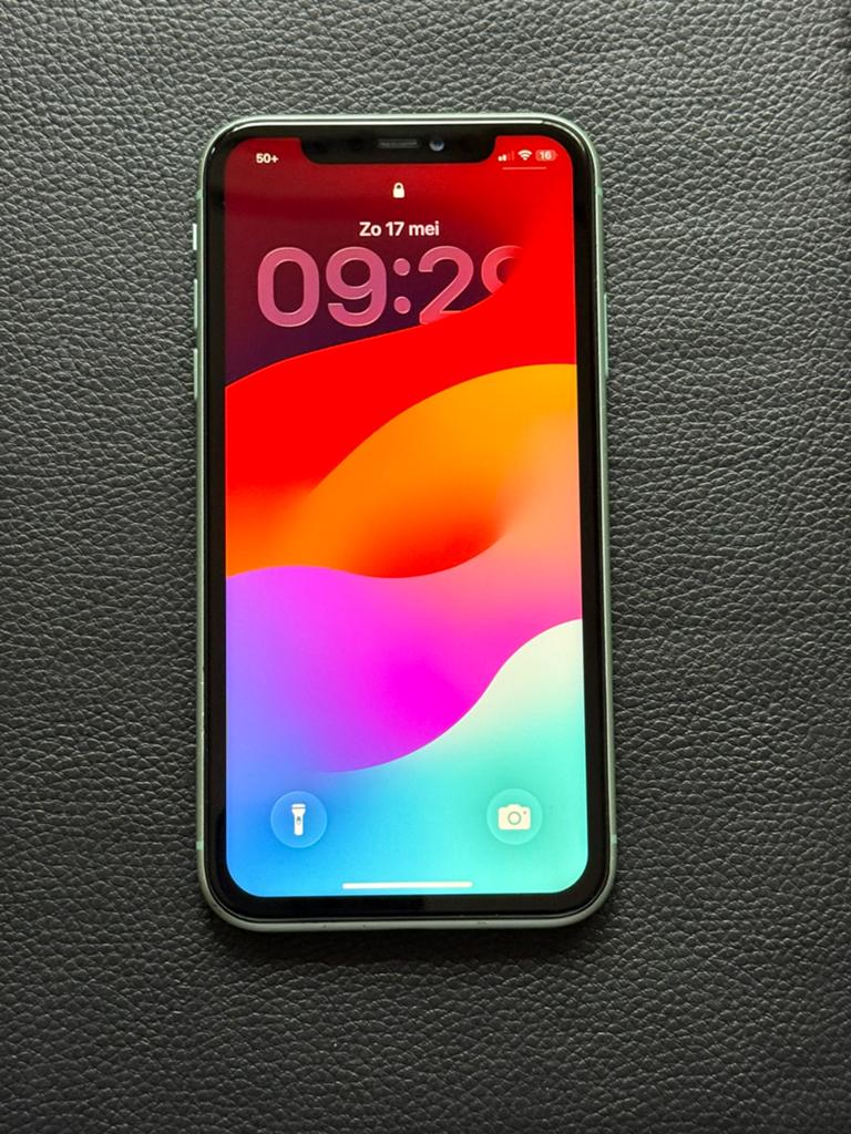 Apple iPhone 11 64GB Groen - Zo goed als nieuw, Zo goed als nieuw, 64 GB, Zonder simlock, Zonder abonnement