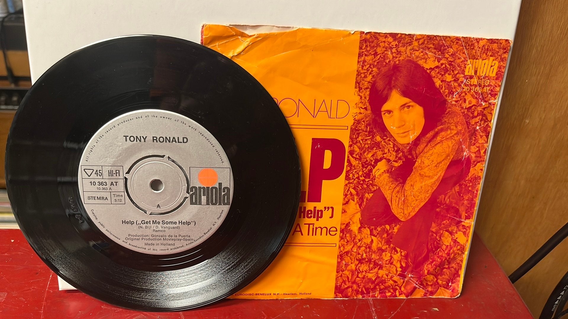 Tony Ronald Help (get me some help), Ophalen of Verzenden, Gebruikt, Pop