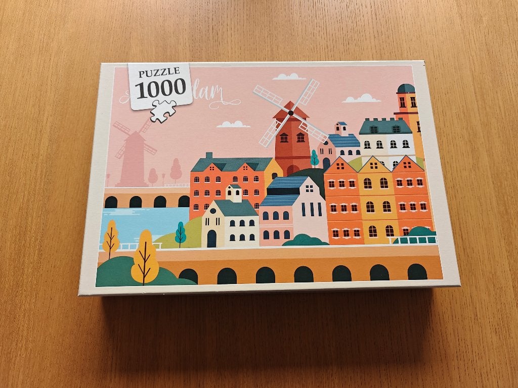 Amsterdam puzzel 1000 stukjes, Ophalen of Verzenden, 500 t/m 1500 stukjes, Zo goed als nieuw