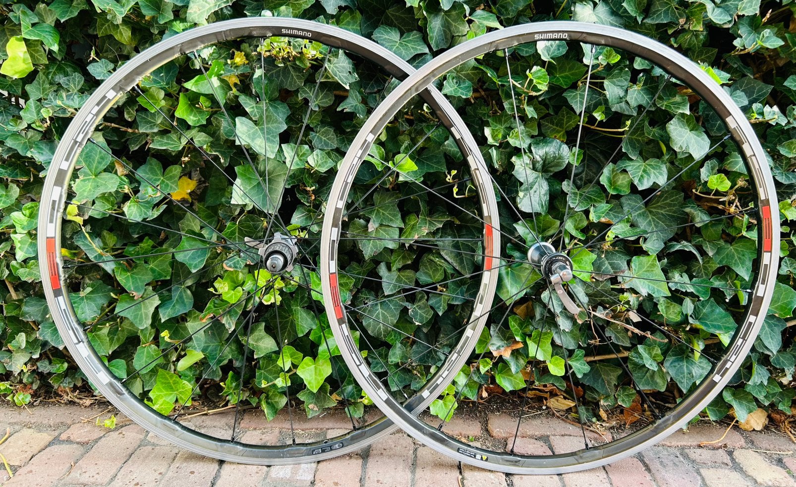 Shimano RS80 C24A carbon clincher wielset, Wiel, Ophalen of Verzenden, Zo goed als nieuw, Racefiets