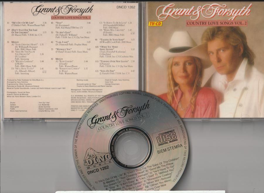 Grant & Forsyth - Country Love Songs Vol. 2, Cd's en Dvd's, Cd's | Country en Western, Gebruikt, Ophalen of Verzenden