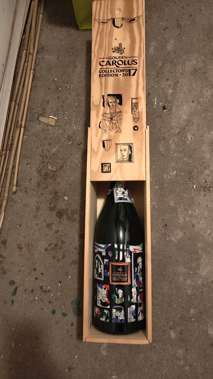 Lege Goude Carolus Collector's Edition 2017 in houten kist, Ophalen of Verzenden, Gebruikt