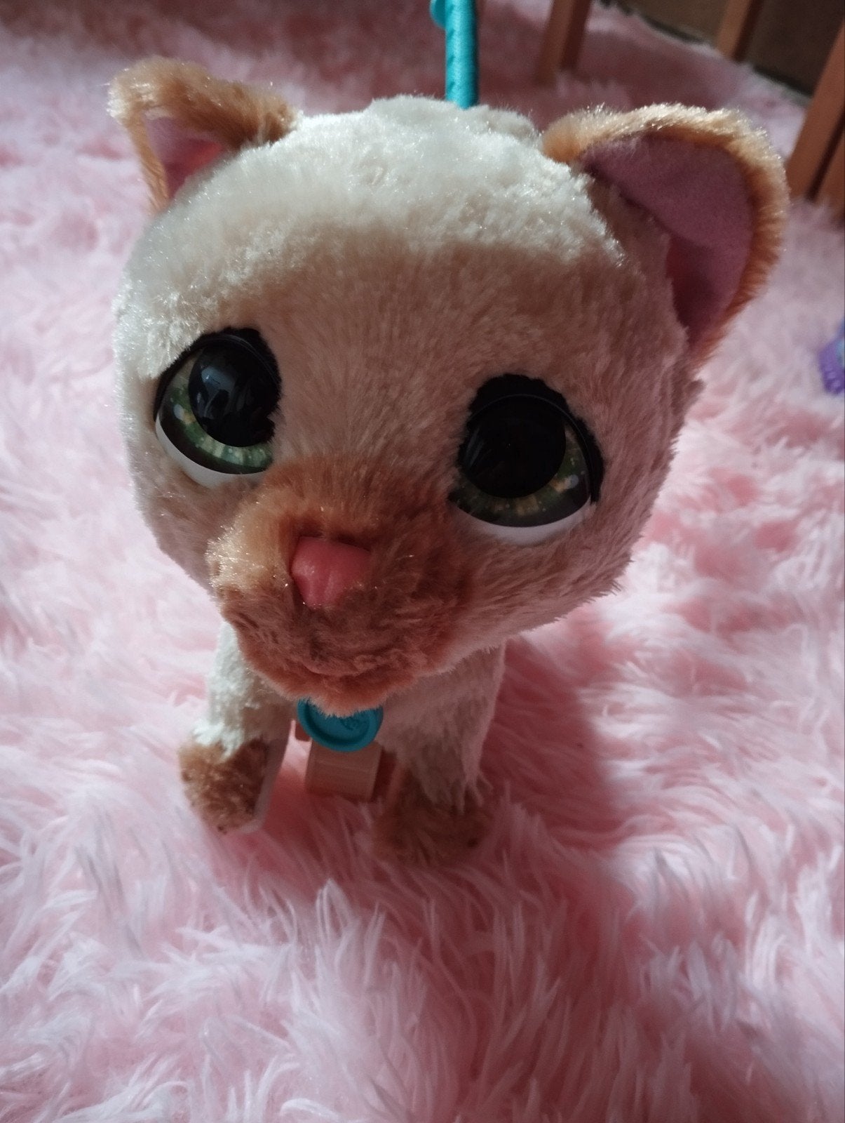 FurReal Friends Walkalots Kat met looplijn, Overige merken, Met geluid, Ophalen of Verzenden, Zo goed als nieuw