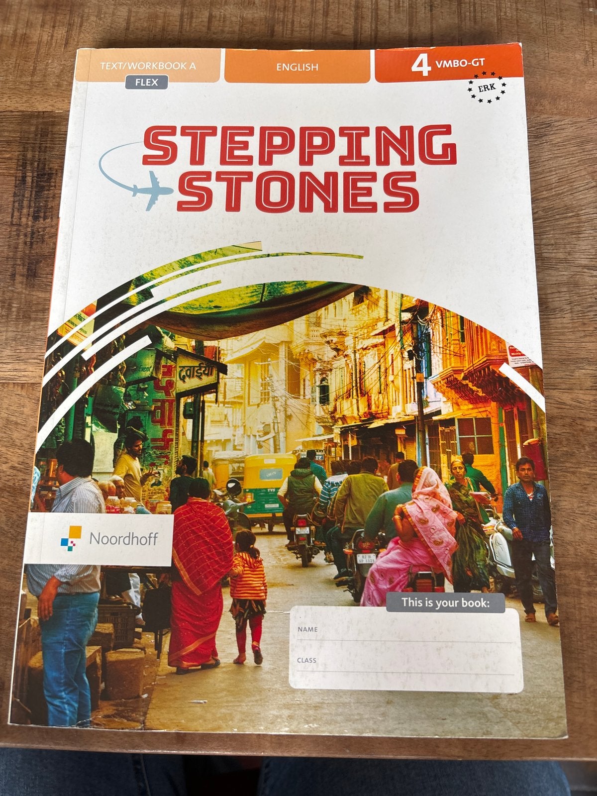 Stepping Stones 7e ed vmbo-b 4 FLEX text/workbook A+B, Boeken, Ophalen of Verzenden, Zo goed als nieuw, VMBO, Engels