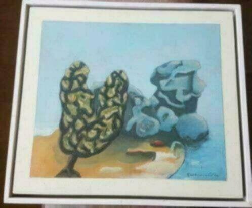 Abstract werk serie Landschap Doris Groeneveld gratis boek, Ophalen