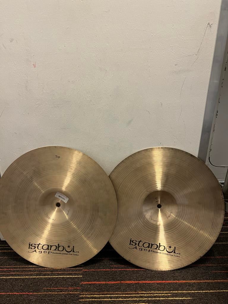 Istanbul Agop Traditional Medium Hi Hats 14 inch, Ophalen of Verzenden, Gebruikt