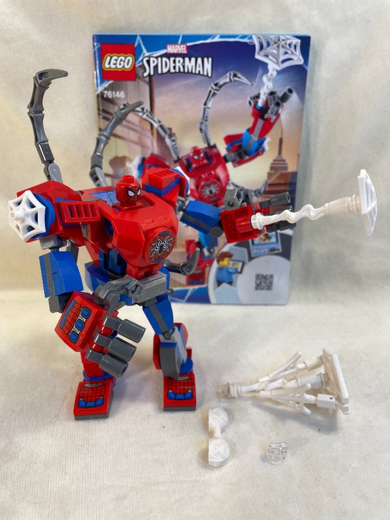 Lego set 76146 Marvel Spider-Man Mech, Kinderen en Baby's, Marvel, Lego, Ophalen of Verzenden, Zo goed als nieuw