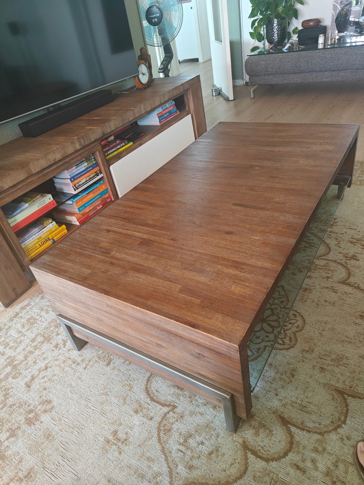 Henders & Hazel salontafel, Gebruikt, 50 tot 100 cm, Modern industrieel, 150 tot 200 cm