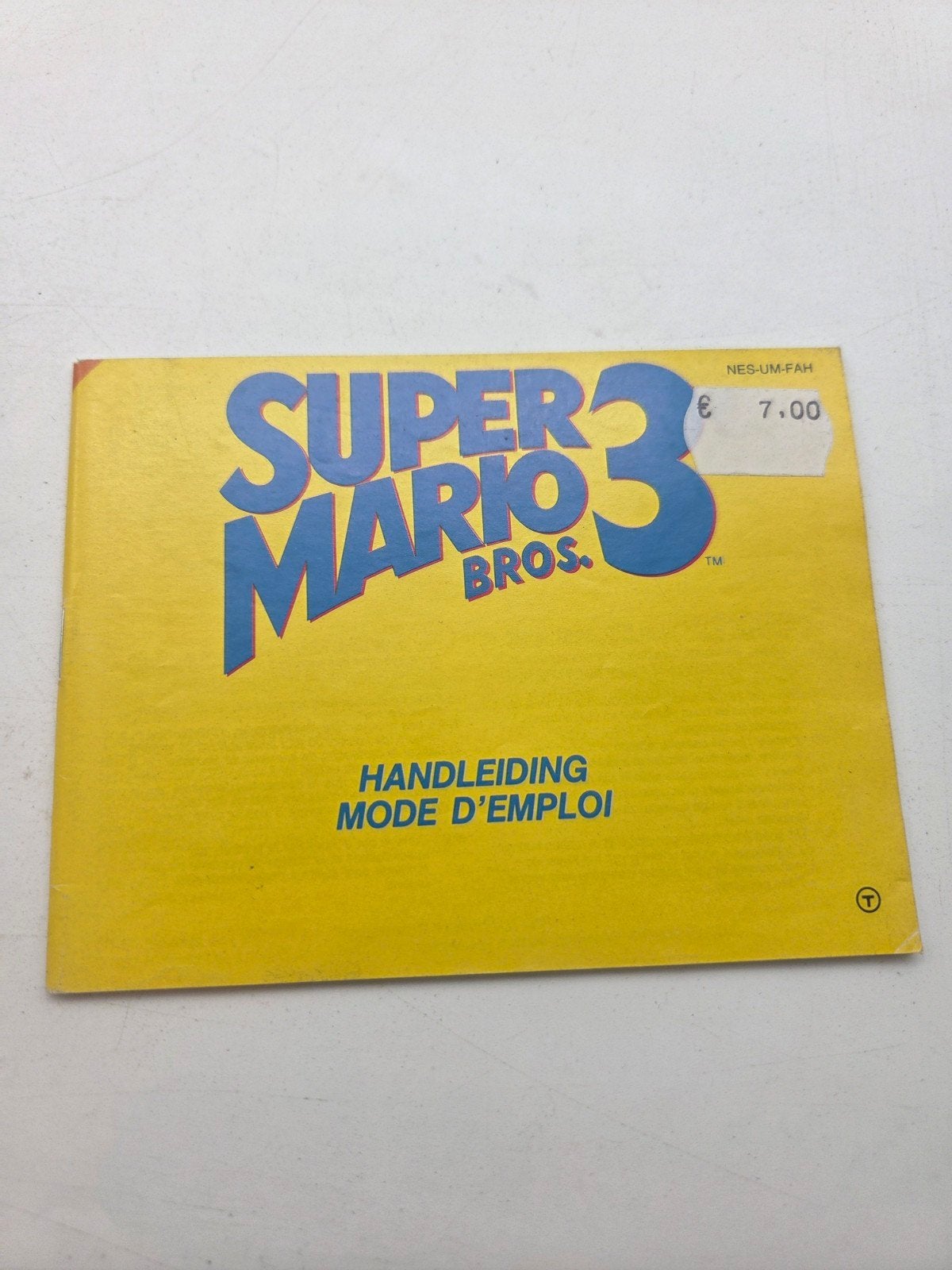 Super Mario Bros. 3 Handleiding NES - Origineel, Spelcomputers en Games, Games | Nintendo NES, Nintendo, Gebruikt, 1 speler, Onbekend
