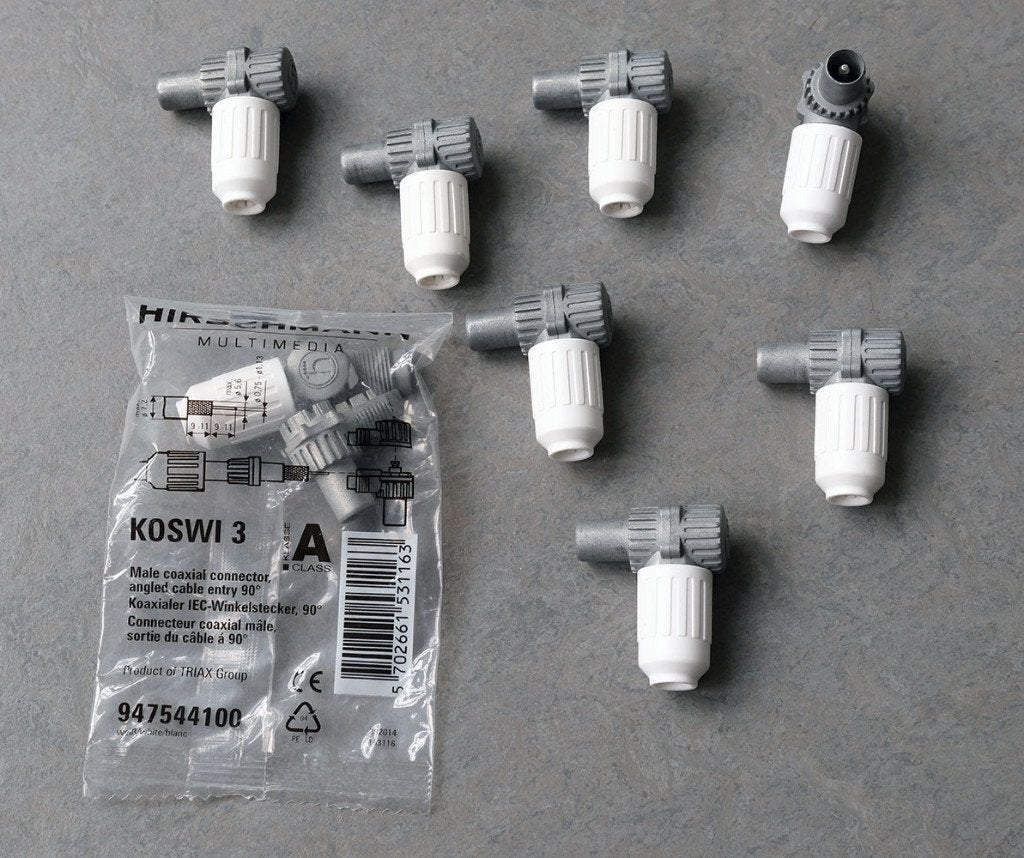 partij COAX kabels, Ophalen, Gebruikt, 10 meter of meer, Coaxiale kabel