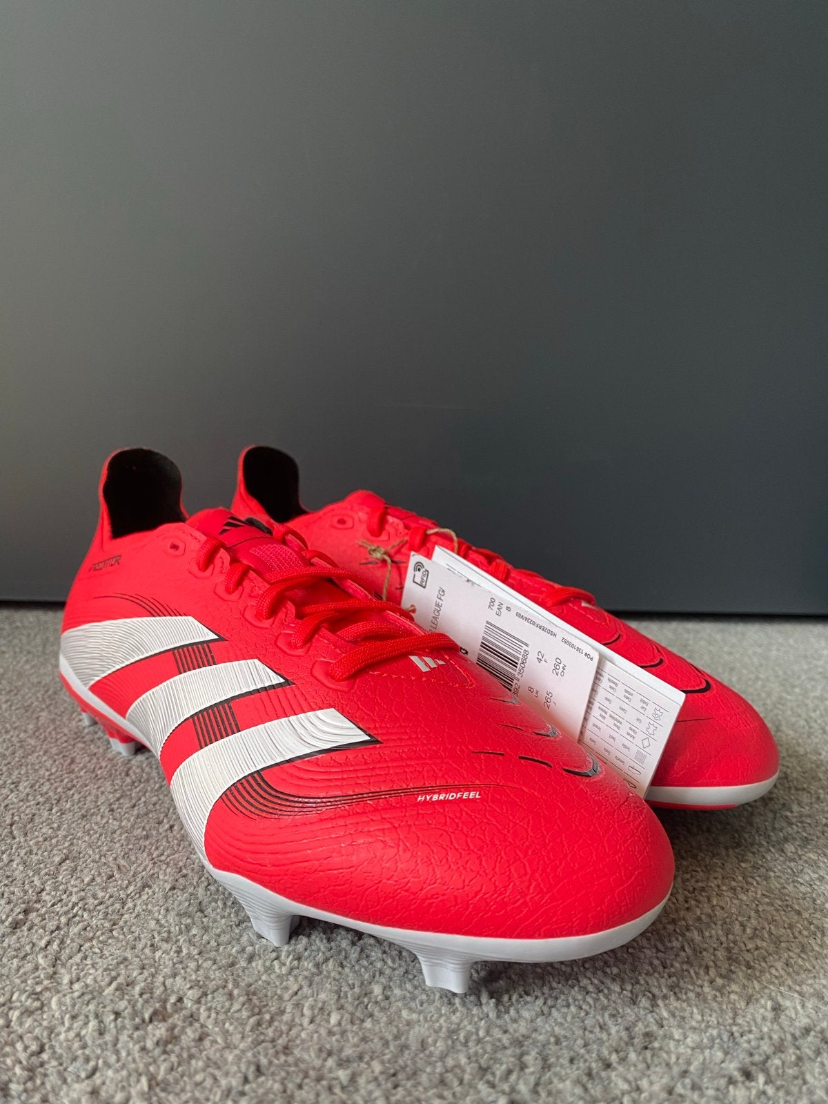 Adidas Predator League FG/MG Rood Maat 42, Verzenden, Schoenen, Nieuw, Adidas@nl-info.adidas.com